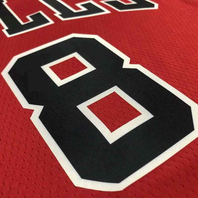 Camisa vermelha masculina Zach LaVine Team – Edição de 75º aniversário