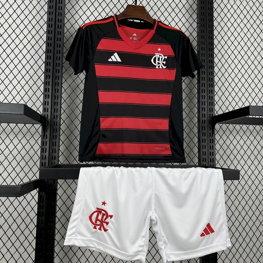 Equipamento Home Infantil do Flamengo 2025/26