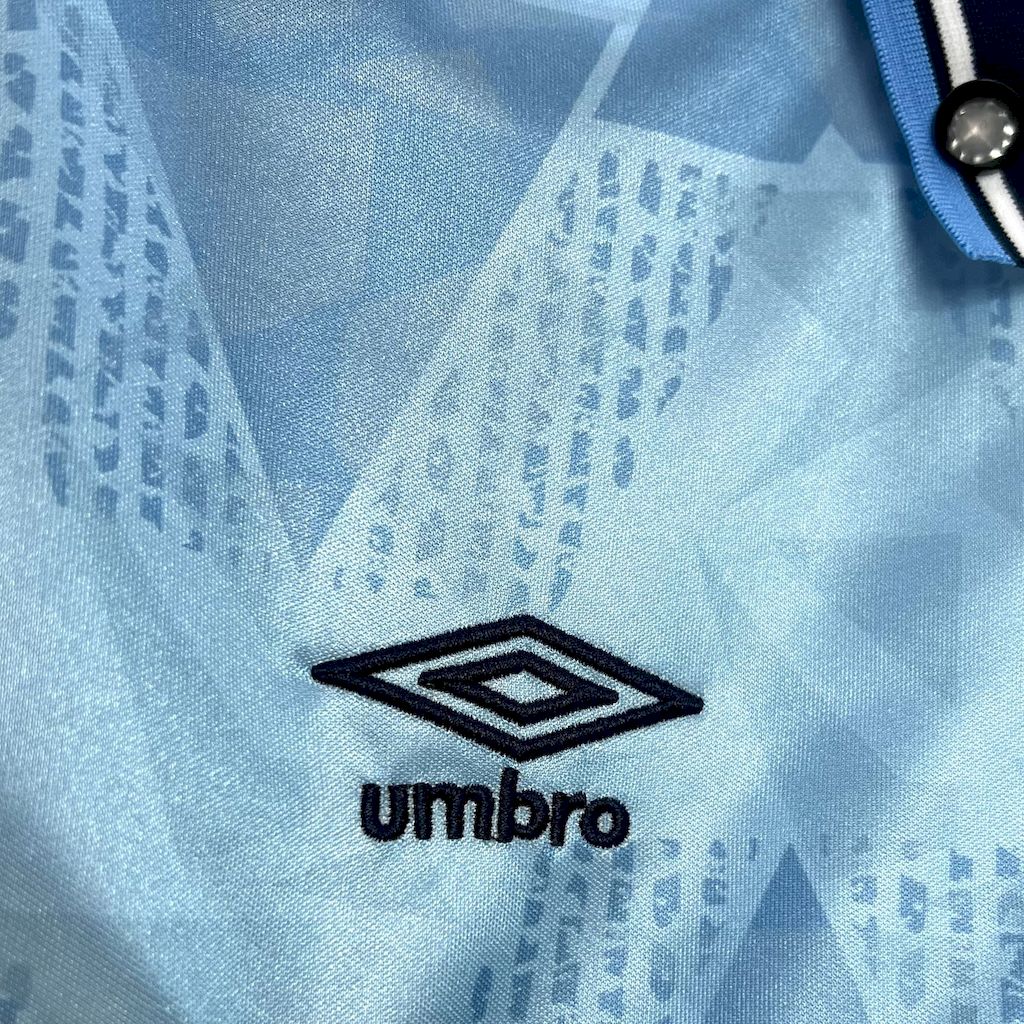 Camisa retrô titular do Manchester City 1989/91