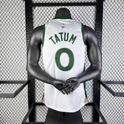 Camisa Jayson Tatum Branca Masculina 2024 – Edição Cidade