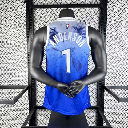 Camisa Kyle Anderson Azul Masculina 2024 – Edição City