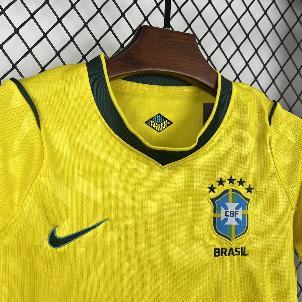 Kids Brazil 2026 World Cup Home Kit