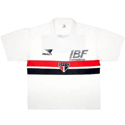 Camisa retrô titular do São Paulo 1991