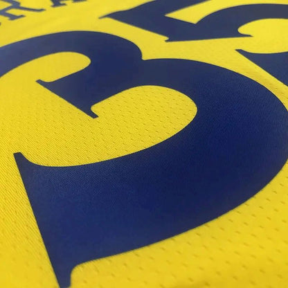 Camisa Kevin Durant Amarela Swingman Versão Jogador Masculina – Edição City