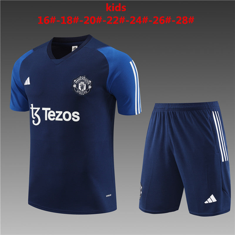 Camisa e short infantil Manchester United 2023/24 14001