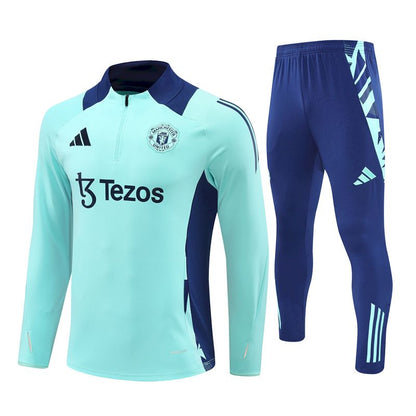 Suéter e calça adulto Manchester United 2024/25 com zíper 14001