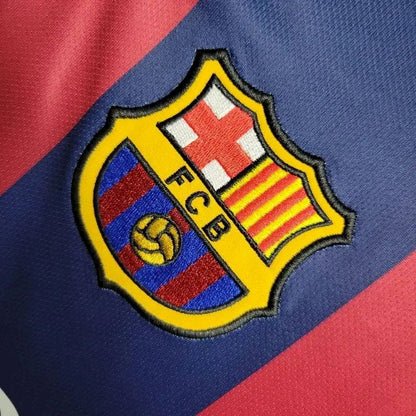 Camisa retrô de mangas compridas do Barcelona 2014/15 Home