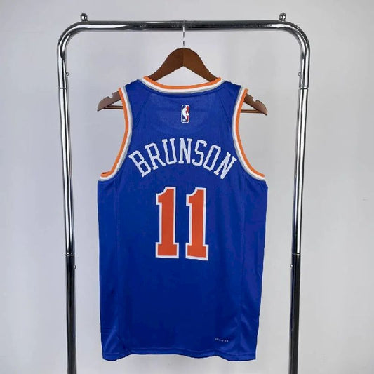 Men’s Jalen Brunson Away Blue Team Jersey