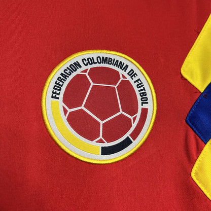 Camisa reserva retrô da Colômbia 1990