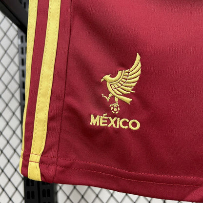 Mexico 2025/26 Gold Red Kids Kit