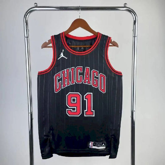 Camisa preta masculina Dennis Rodman Team – Edição Statement