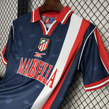 Camisa reserva retrô do Atlético de Madrid 1998/99