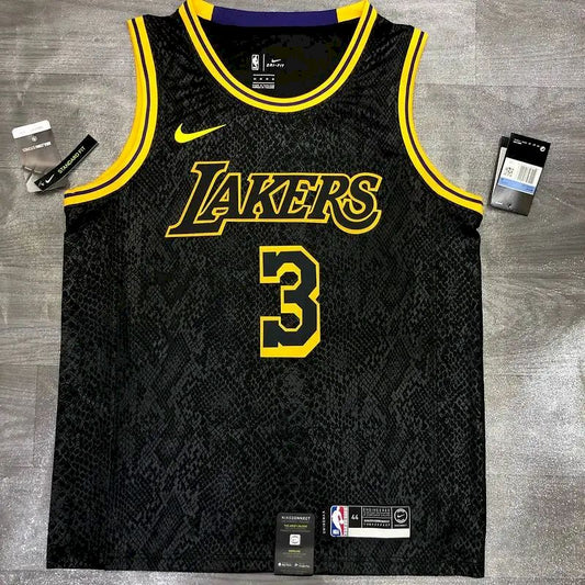 Camisa Anthony Davis Black Mamba versão masculina de jogador