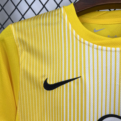 Atlético Madrid 2025/26 Yellow Goalkeeper Kids Kit