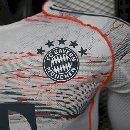 Bayern Munich 2025/26 Away Long Sleeves Jersey Player Version