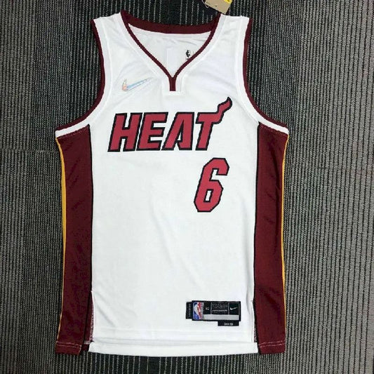 Camisa masculina LeBron James White Team – Edição de 75º aniversário