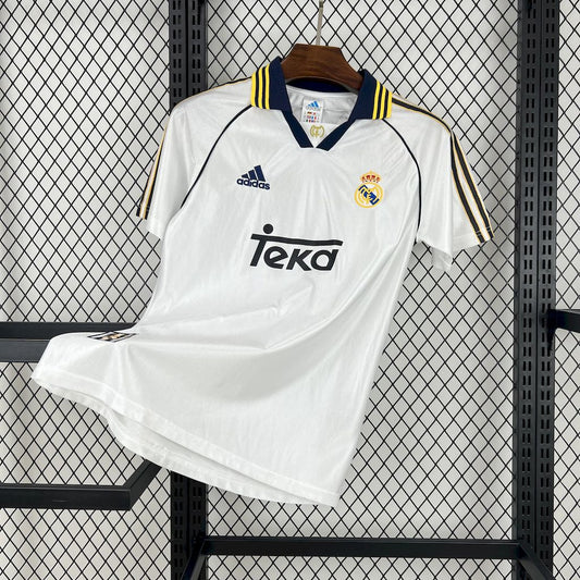 Camisa retrô do Real Madrid 1998/00