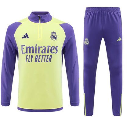 Suéter e calça adulto com zíper médio Real Madrid 2023/24 14001