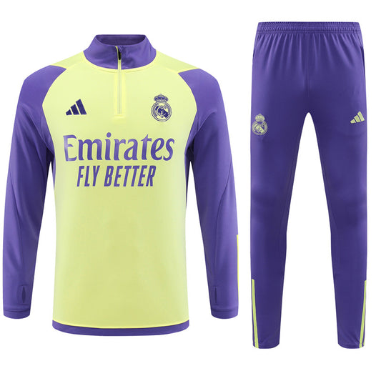Suéter e calça adulto com zíper médio Real Madrid 2023/24 14001