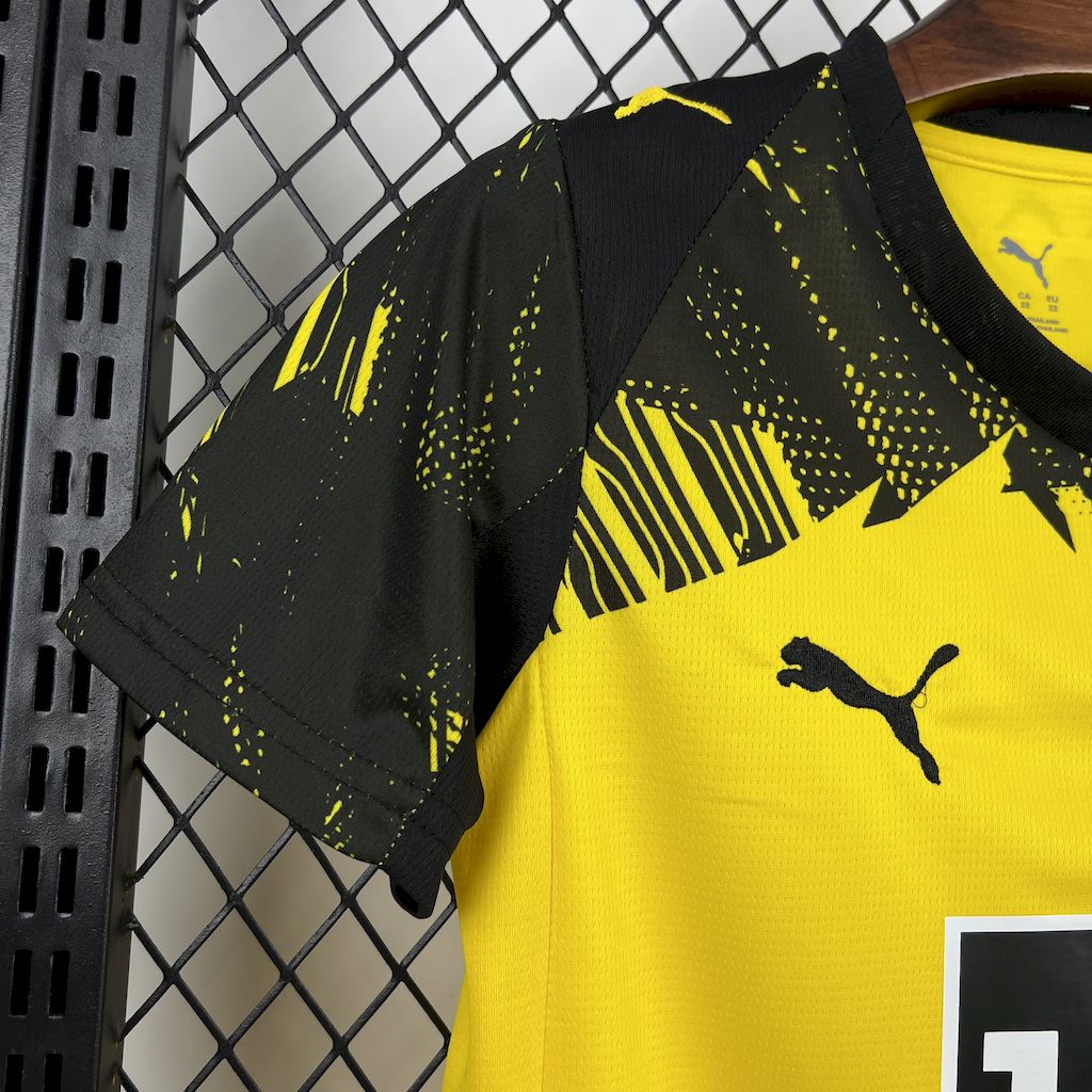 Borussia Dortmund 2025/26 Home Kids Kit 2