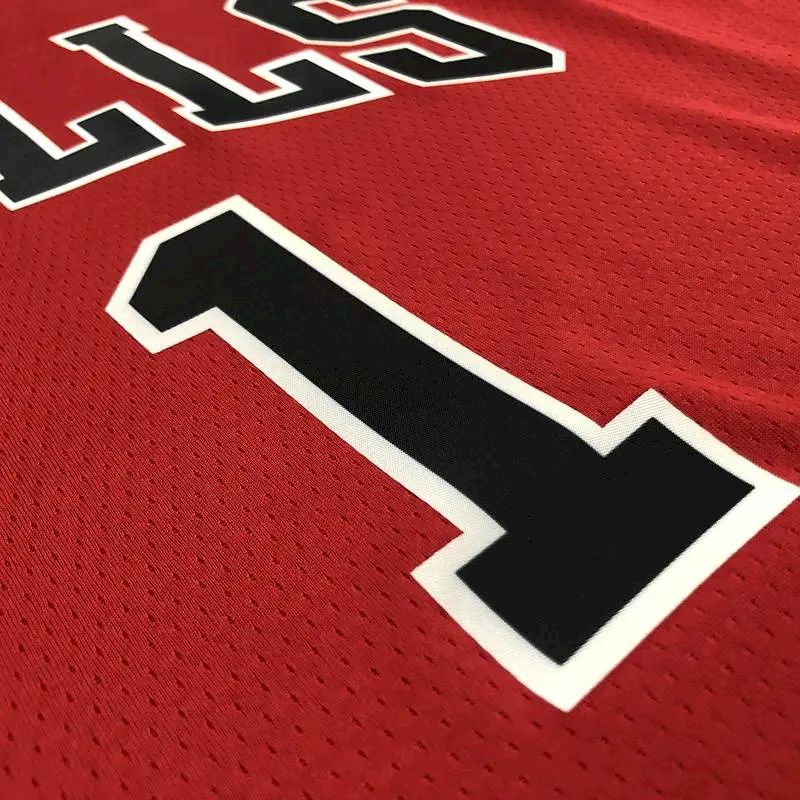 Camisa Derrick Rose Vermelha Masculina – Edição de 75º Aniversário