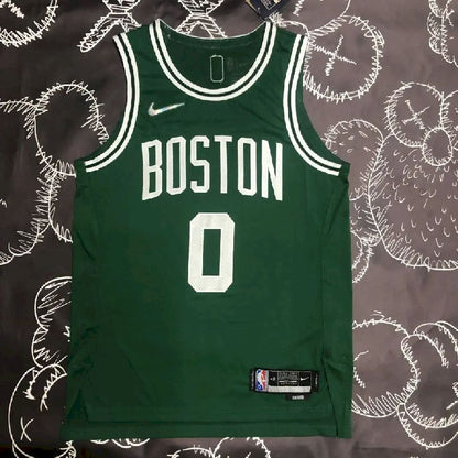 Camisa Masculina Jayson Tatum Verde Team – Edição Autêntica