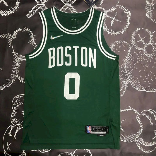 Camisa Masculina Jayson Tatum Verde Team – Edição Autêntica