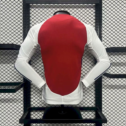 Camisa Arsenal Home 2024/25 de manga comprida, versão jogador
