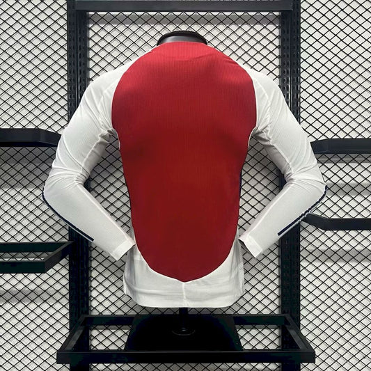 Camisa Arsenal Home 2024/25 de manga comprida, versão jogador