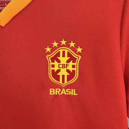 Brazil 2025/26 Jordan Red Special Edition Jersey 2