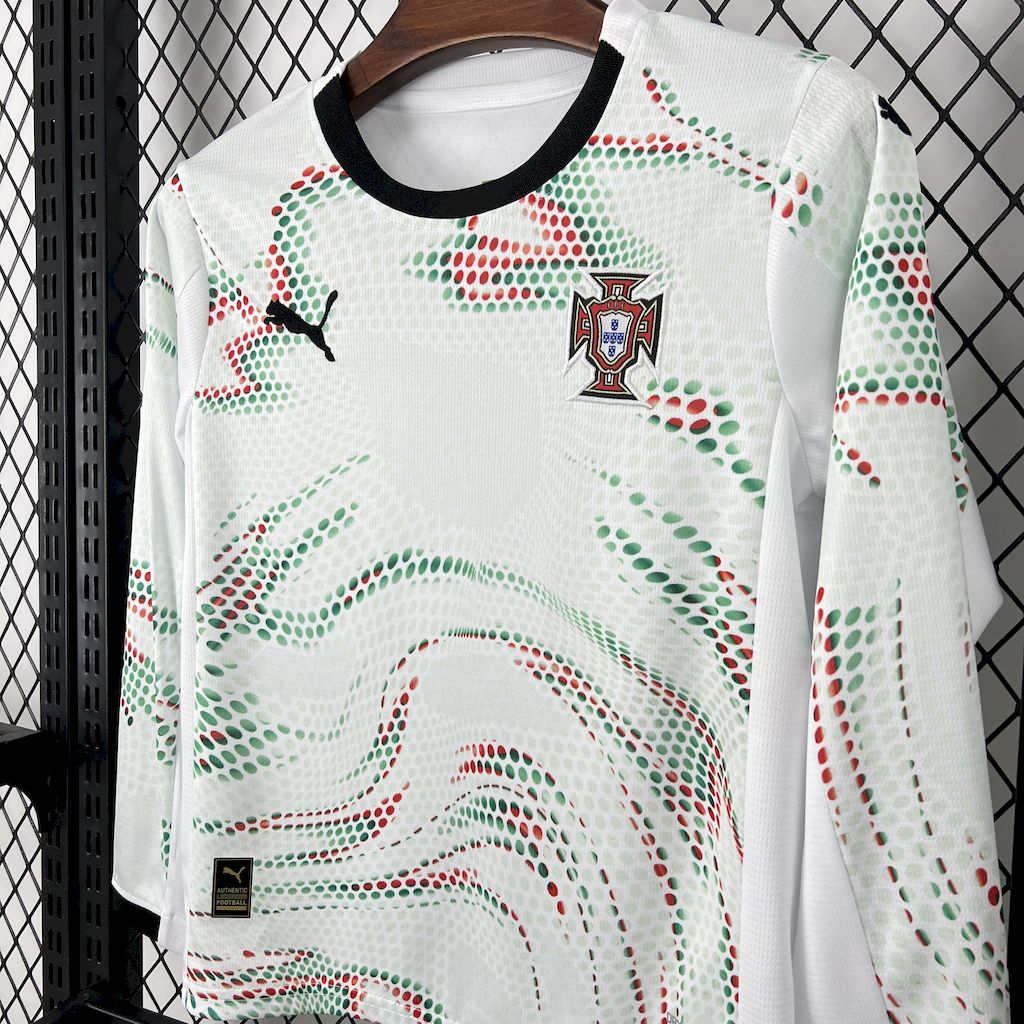 Kids Portugal 2025/26 Away Long Sleeve Kit