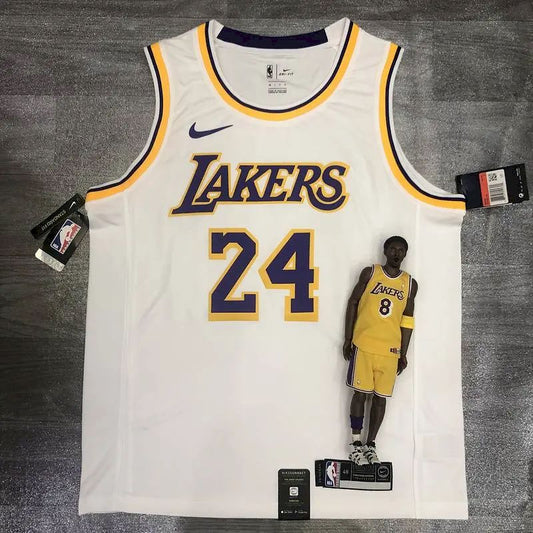 Camisa Kobe Bryant 24 branca masculina versão jogador