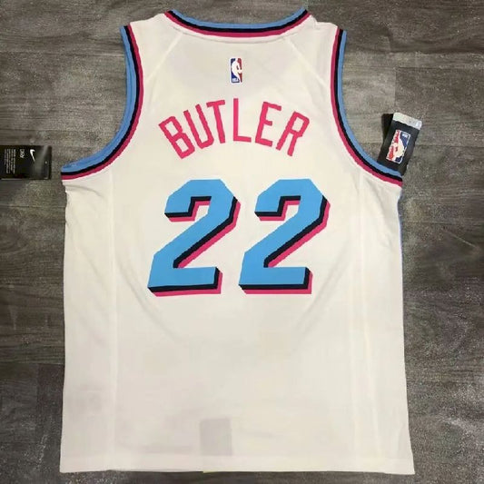 Camisa Jimmy Butler Branca Masculina Versão Jogador