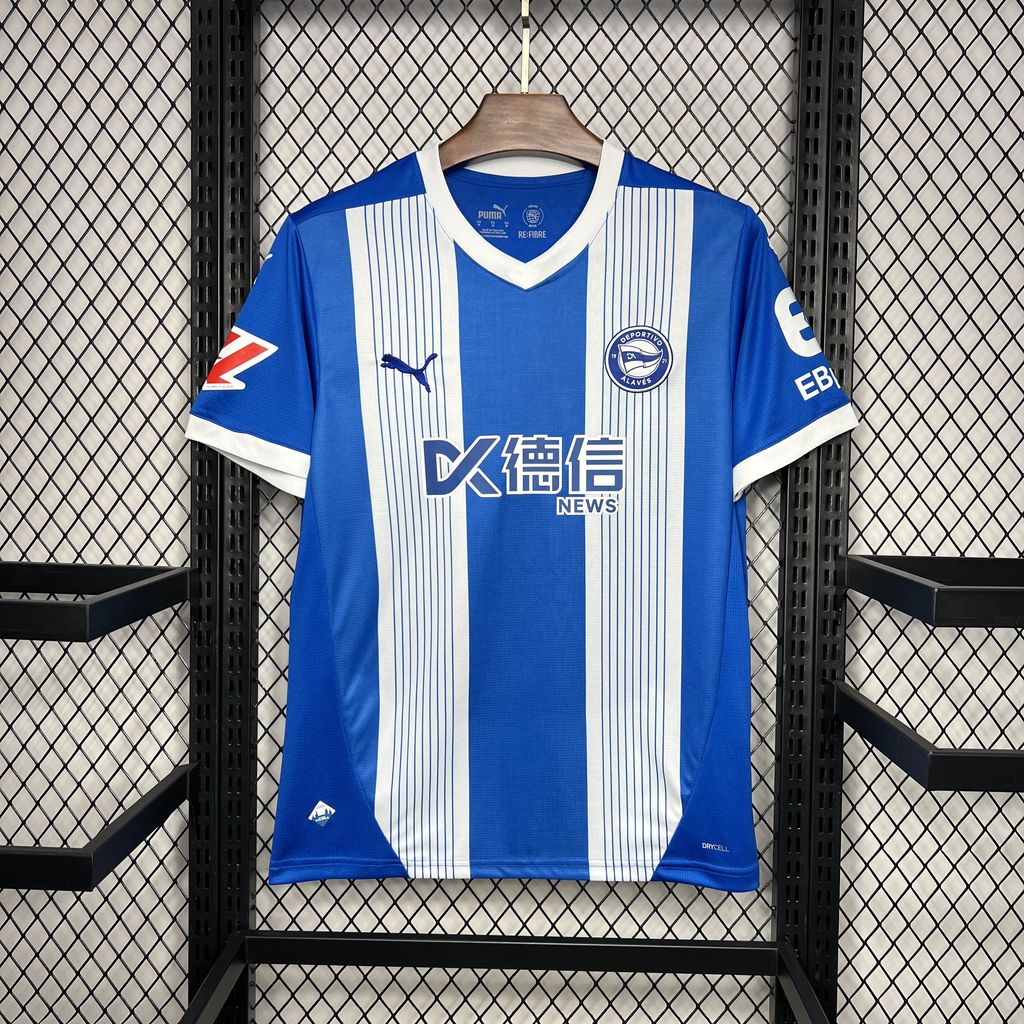 Camisa Home Deportivo Alavés 2024/25
