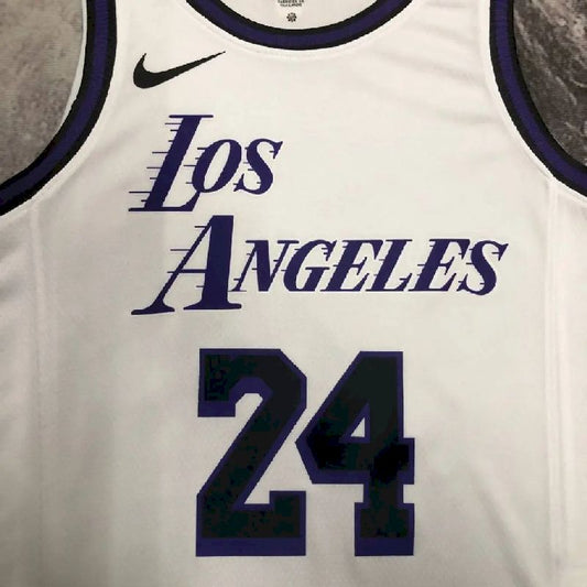Men’s Kobe Bryant White Team Jersey – City Edition