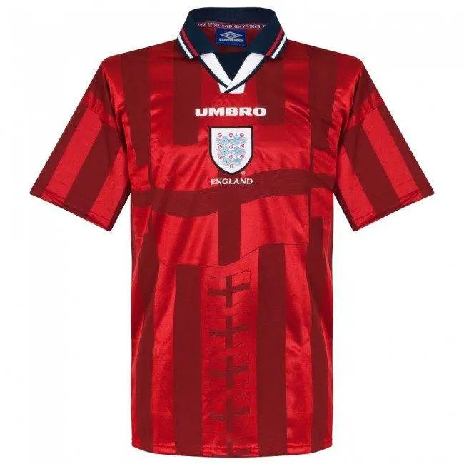Camisa retrô reserva da Inglaterra de 1998