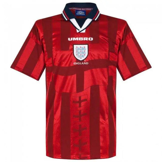 Camisa retrô reserva da Inglaterra de 1998