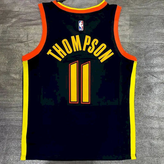 Men’s Klay Thompson 2020-21 Navy Swingman Jersey – City Edition