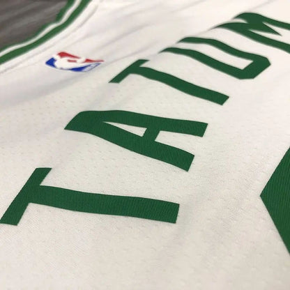 Camisa Jayson Tatum branca masculina versão jogador - edição associação