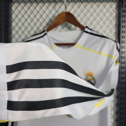 Camisa retrô de mangas compridas do Real Madrid 2009/10 Home