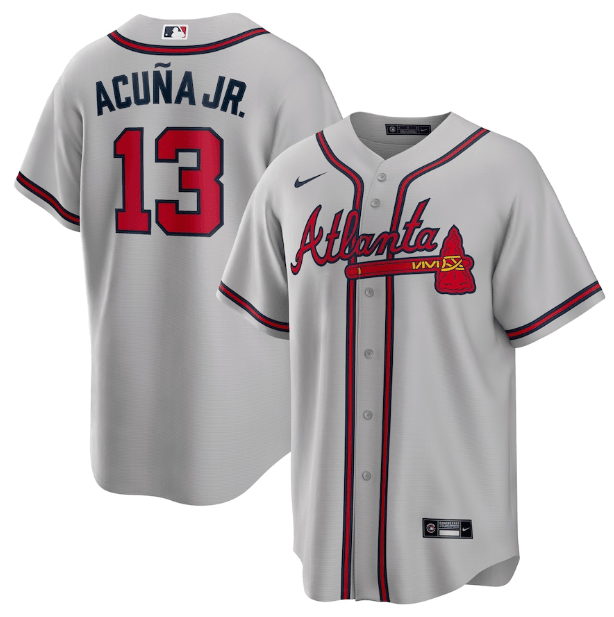 Atlanta Braves Gray Fan