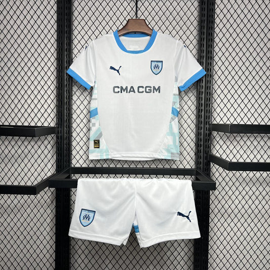 Olympique de Marseille 2024/25 Home Kids Kit
