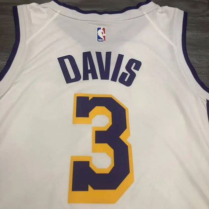 Camisa Anthony Davis Masculina Branca Versão Jogador – Edição Clássica Retro