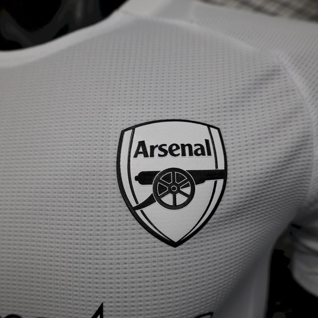 Men's Arsenal 2024/25 White Jersey Player Version