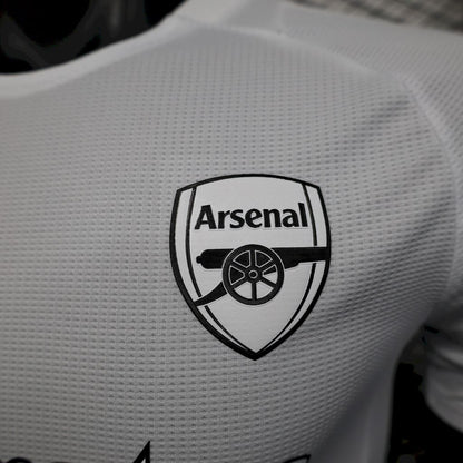 Men's Arsenal 2024/25 White Jersey Player Version
