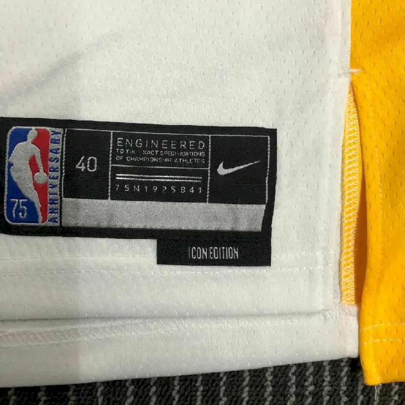 Men’s Stephen Curry White Team Jersey – 75th Anniversary Edition