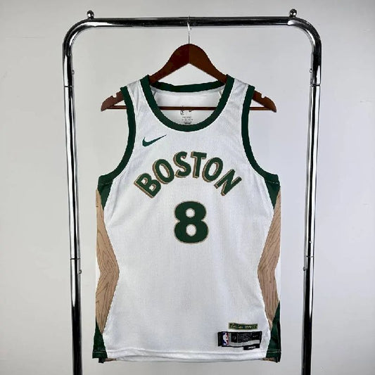 Men’s 2024 Kristaps Porzingis White Team Jersey – City Edition