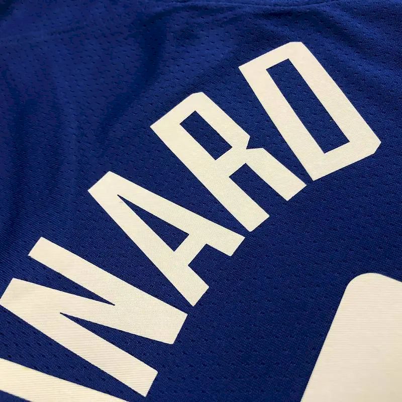 Camisa azul masculina do time Kawhi Leonard – Edição de 75º aniversário