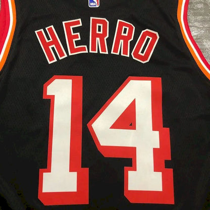 Camisa masculina Tyler Herro Black Classics Swingman Player Version