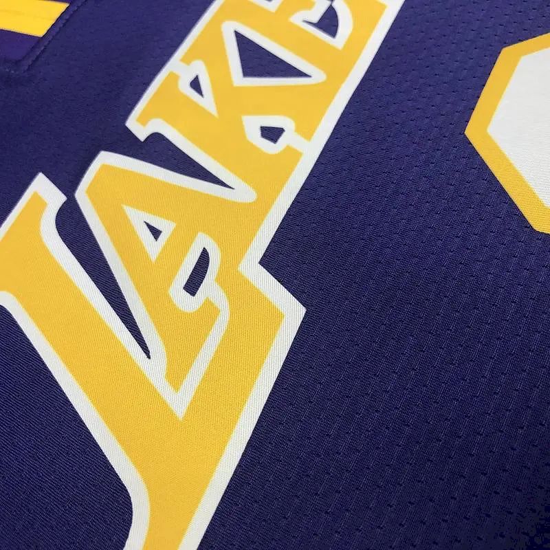 Camisa Kobe Bryant Masculina Roxa Versão Jogador – Edição Clássica Retro